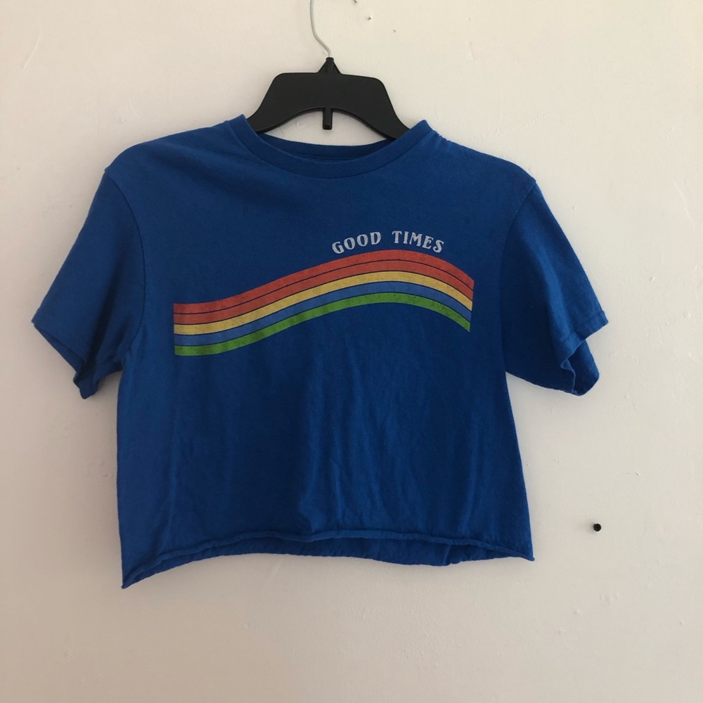 Graphic tee (cropped)